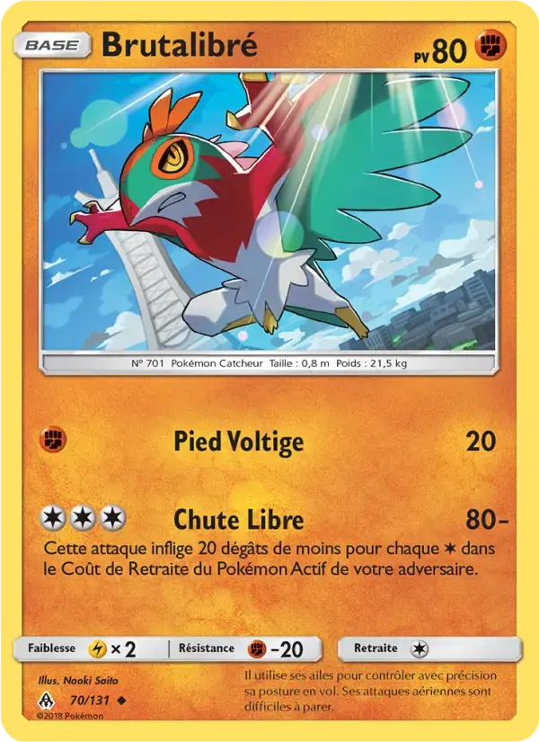 Carte Pokémon Brutalibré #70 — Lumière Interdite