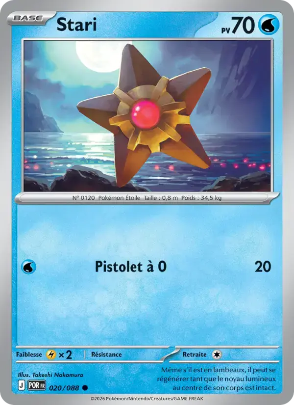 Carte Pokémon Stari #020 — Équilibre Parfait