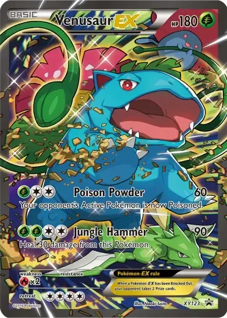 Carte Pokémon Florizarre-EX #XY123 — Jumbo