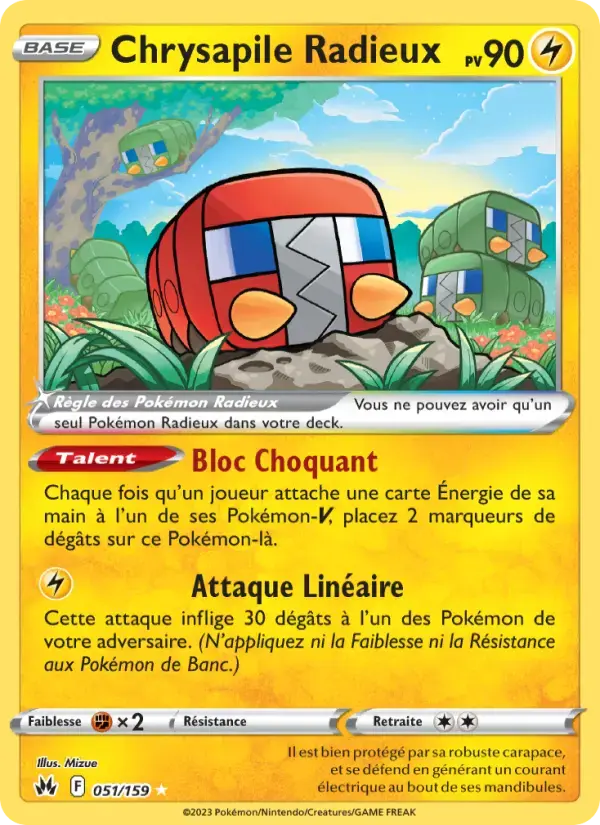 Carte Pokémon Chrysapile Radieux #051 — Zénith Suprême