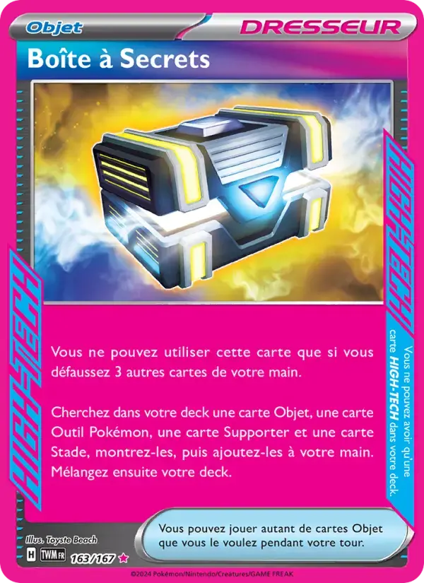 Carte Pokémon Boîte à Secrets #163 — Mascarade Crépusculaire