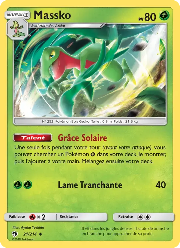 Carte Pokémon Massko #21 — Tonnerre Perdu