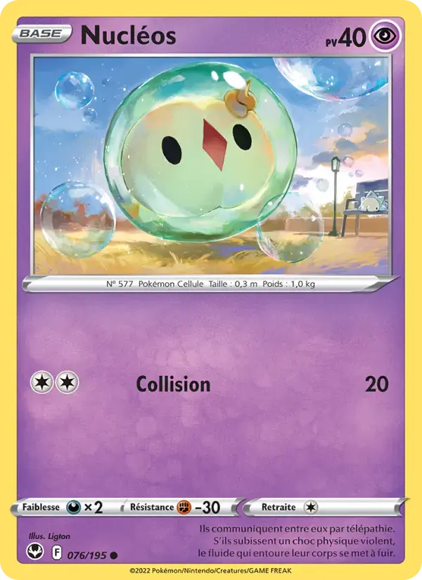 Carte Pokémon Nucléos #076 — Tempête Argentée