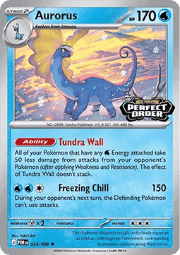 Aurorus #024 Stamp — Perfect Order