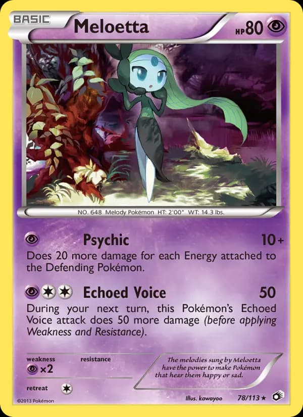 Meloetta #78 — Legendary Treasures