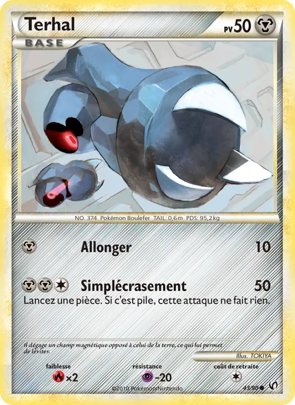 Carte Pokémon Terhal #43 — Indomptable