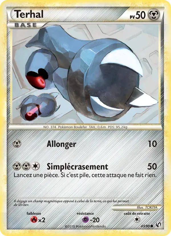 Carte Pokémon Terhal #43 — Indomptable