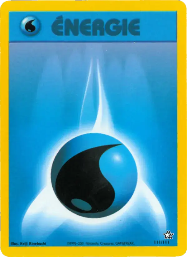 Carte Pokémon Énergie Eau #111 — Neo Genesis