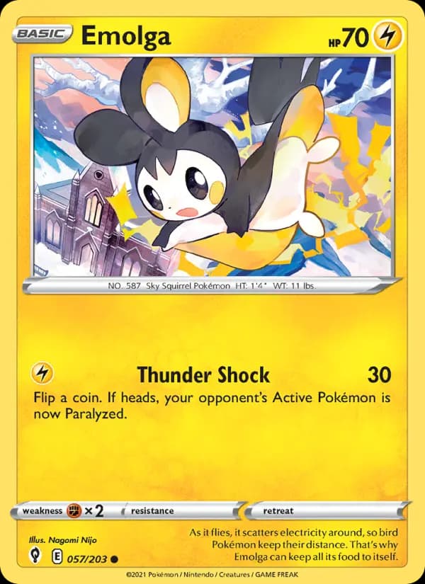 Emolga #57 — Evolving Skies