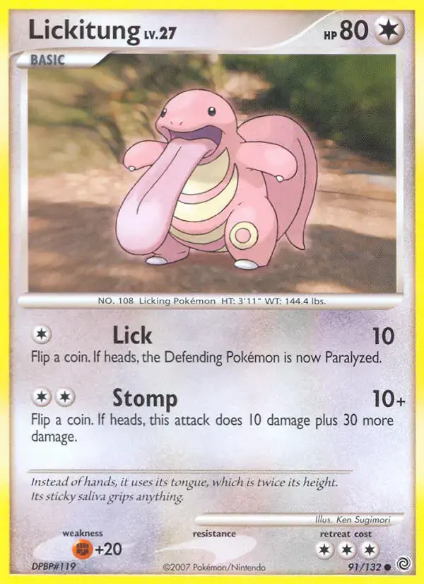Lickitung #91 — Secret Wonders