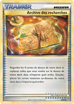 Carte Pokémon Archive des recherches #84 — L'Appel des Légendes