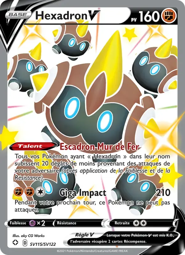 Carte Pokémon Hexadron V #SV115 — Destinées Radieuses