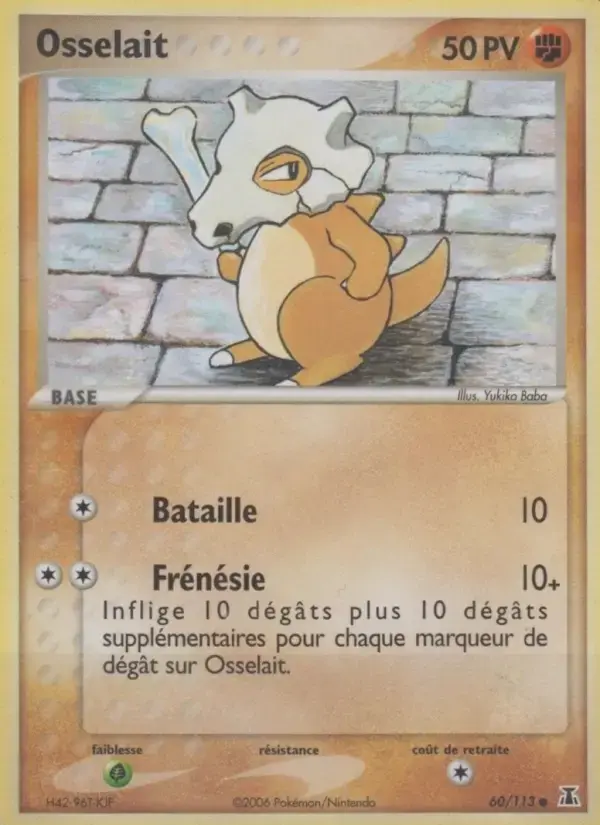 Carte Pokémon Osselait #60 — Espèces Delta