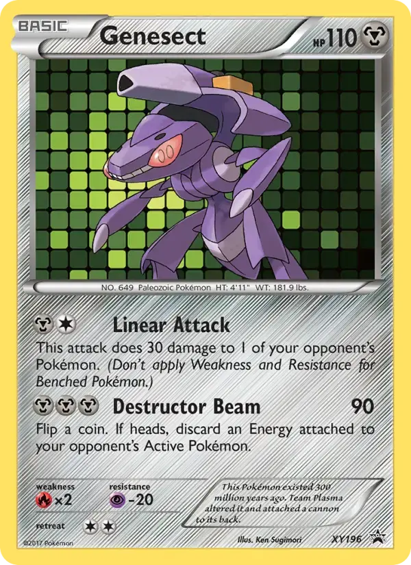 Carte Pokémon Genesect #XY196 — Promos X&Y