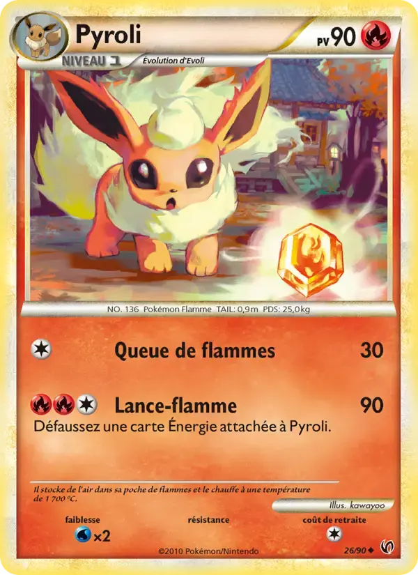 Carte Pokémon Pyroli #26 — Indomptable