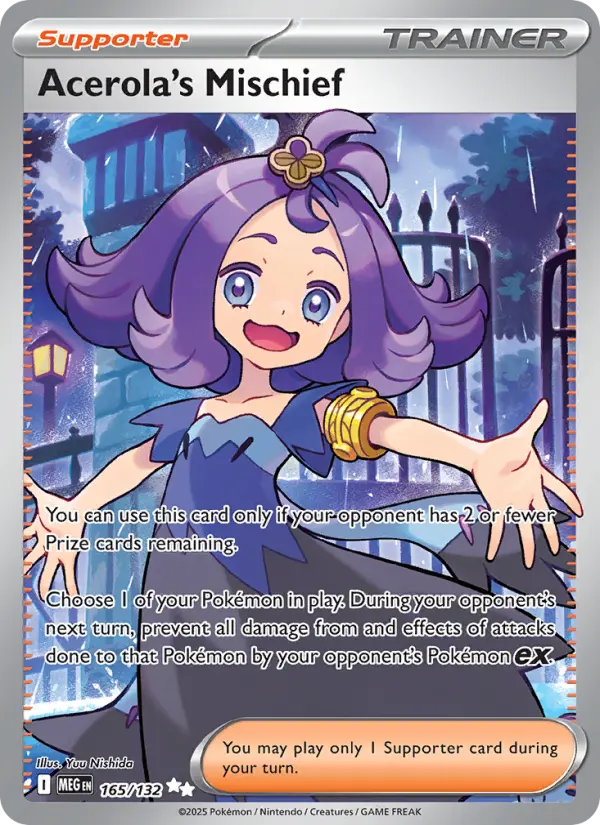 Carte Pokémon Espièglerie de Margie #165 — Méga-Évolution