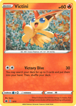 Carte Pokémon Victini #5 — 2022 Promo McDonald's