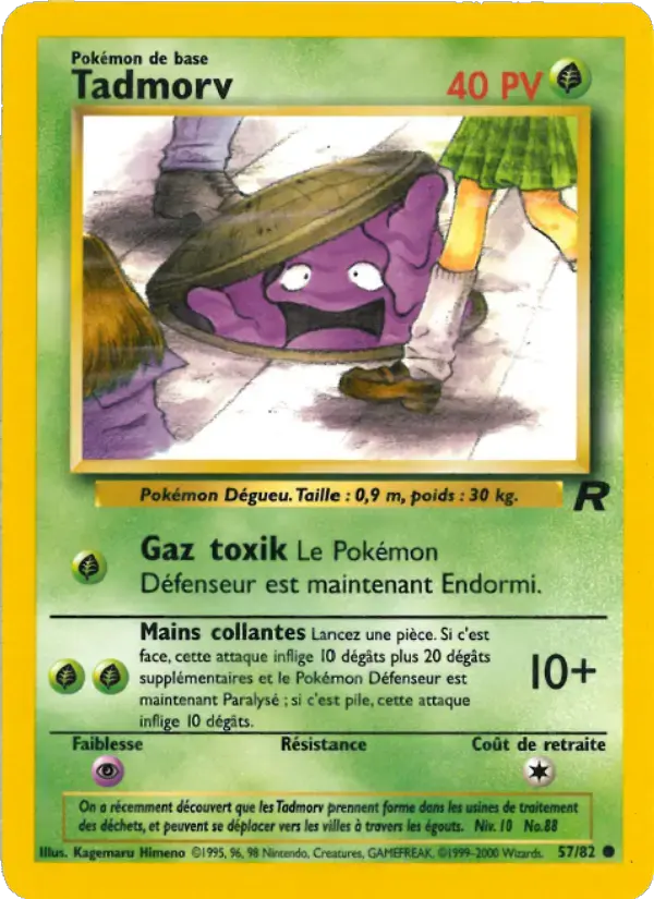 Carte Pokémon Tadmorv #57 — Team Rocket