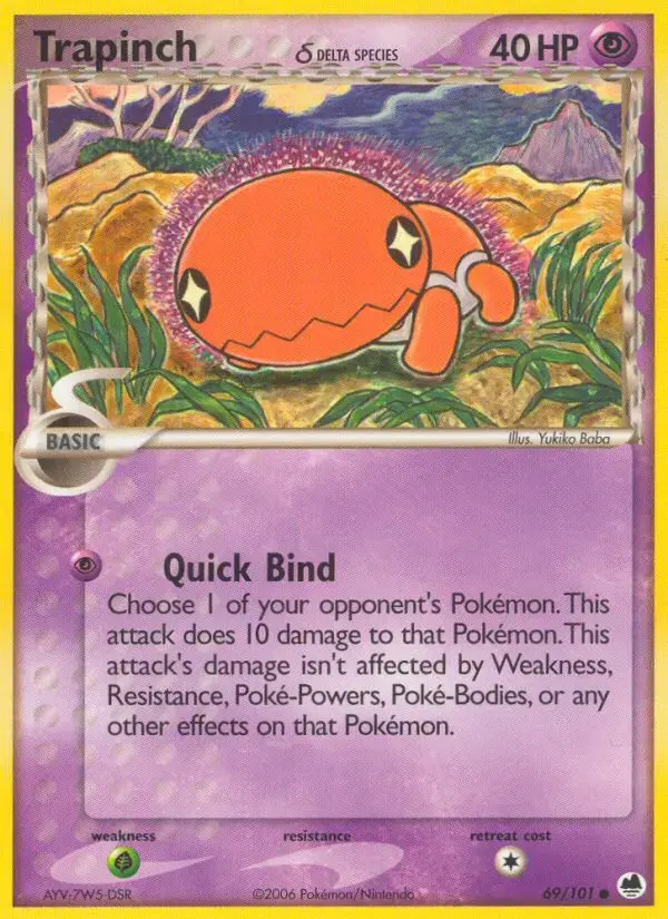 Trapinch δ #069 — Dragon Frontiers
