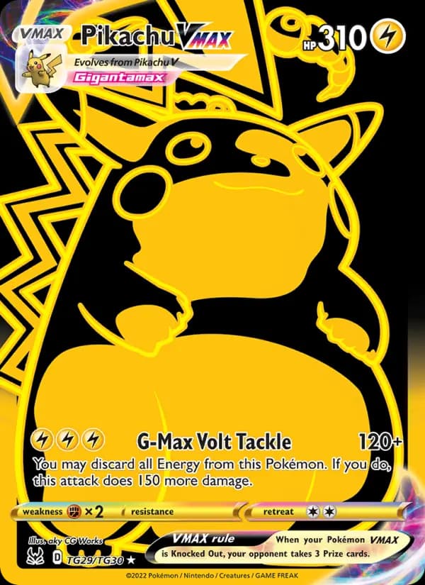 Pikachu VMAX #TG29 — Lost Origin