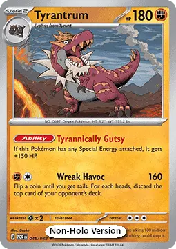 Tyrantrum #045 Non Holo — Perfect Order