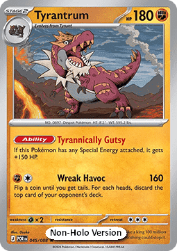 Tyrantrum #045 Non Holo — Perfect Order
