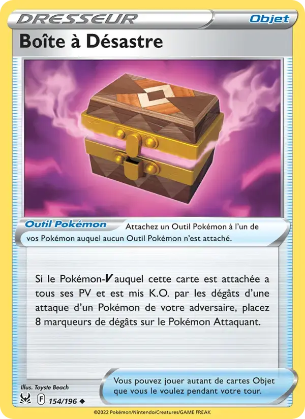 Carte Pokémon Boîte à Désastre #154 — Origine Perdue