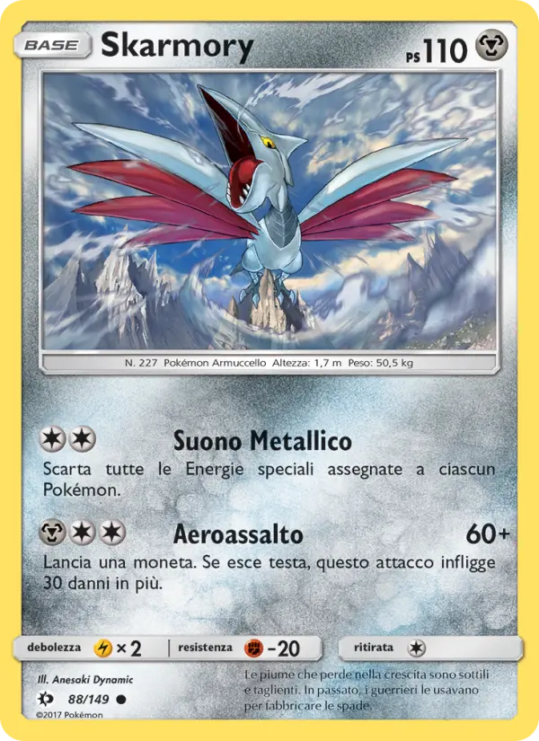 Carte Pokémon Airmure #88 — Soleil et Lune