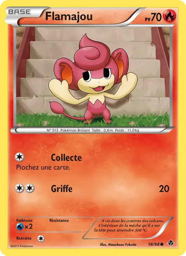 Carte Pokémon Flamajou #18 — Pouvoirs Émergents