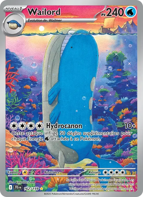 Carte Pokémon Wailord #162 — Aventures Ensemble