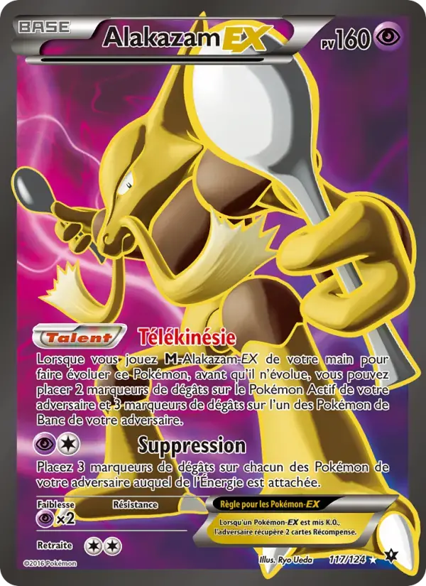 Carte Pokémon Alakazam EX #117 — Impact des Destins