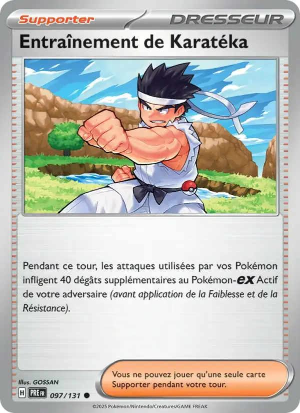 Carte Pokémon Entraînement de Karatéka #097 — Évolutions Prismatiques