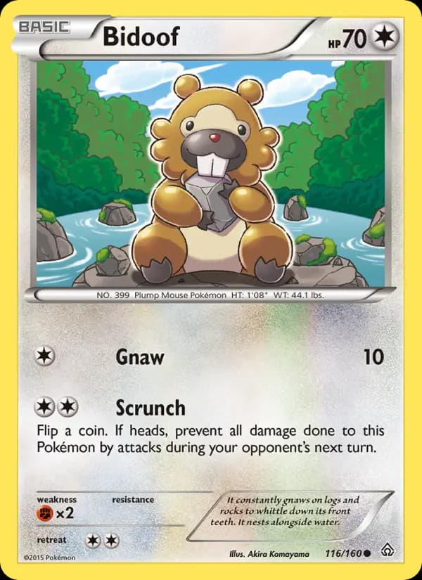 Bidoof #116 — Primal Clash