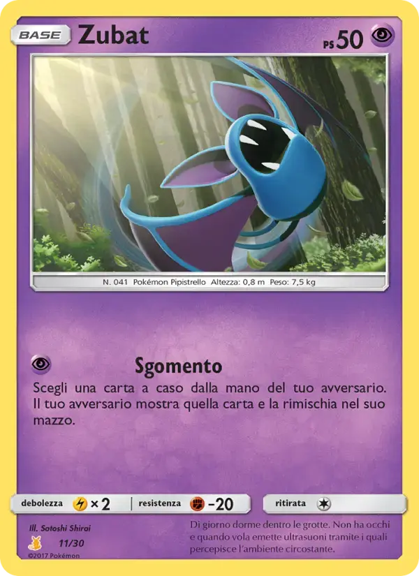 Zubat #11 — SM Trainer Kit (Alolan Raichu)