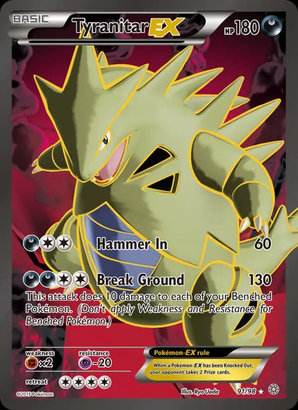 Tyranitar EX #91 — Ancient Origins