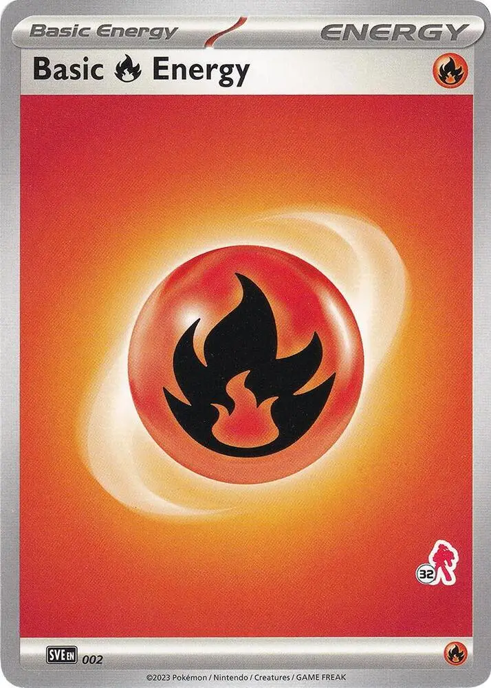 Carte Pokémon Basic Fire Energy #Armarouge 32 — Académie de Combat 2024