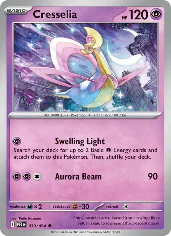 Cresselia #039 — Phantasmal Flames