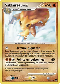 Carte Pokémon Sablaireau #61 — Trésors Mystérieux