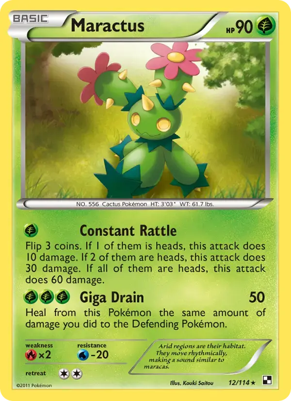Maractus #12 — Black & White