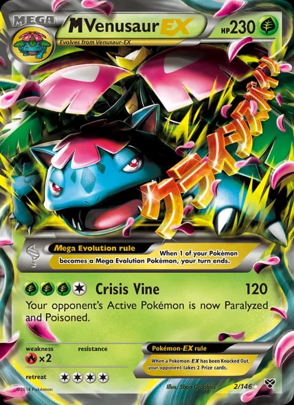 M Venusaur EX #2 — XY