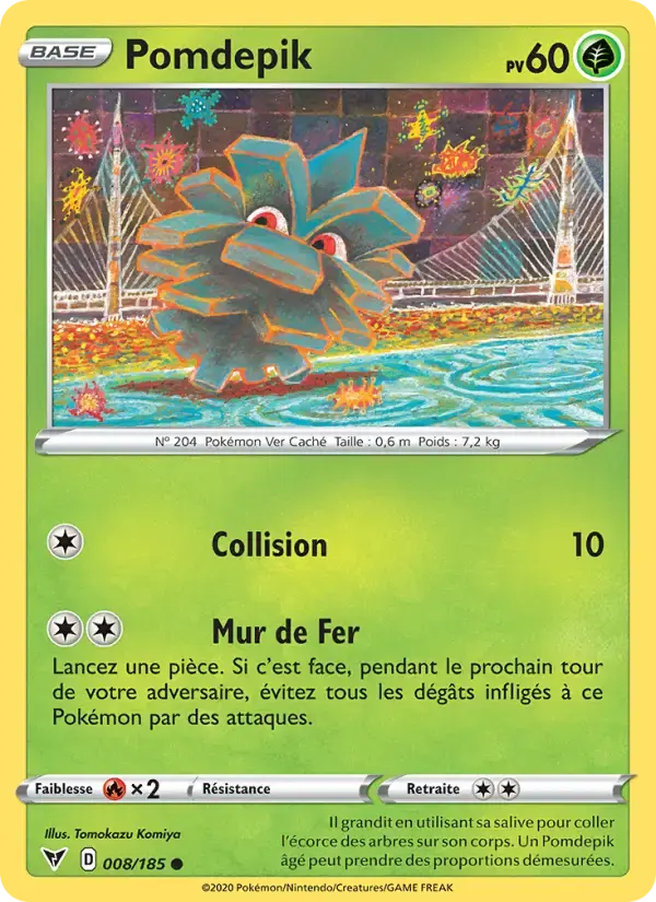 Carte Pokémon Pomdepik #8 — Voltage Éclatant