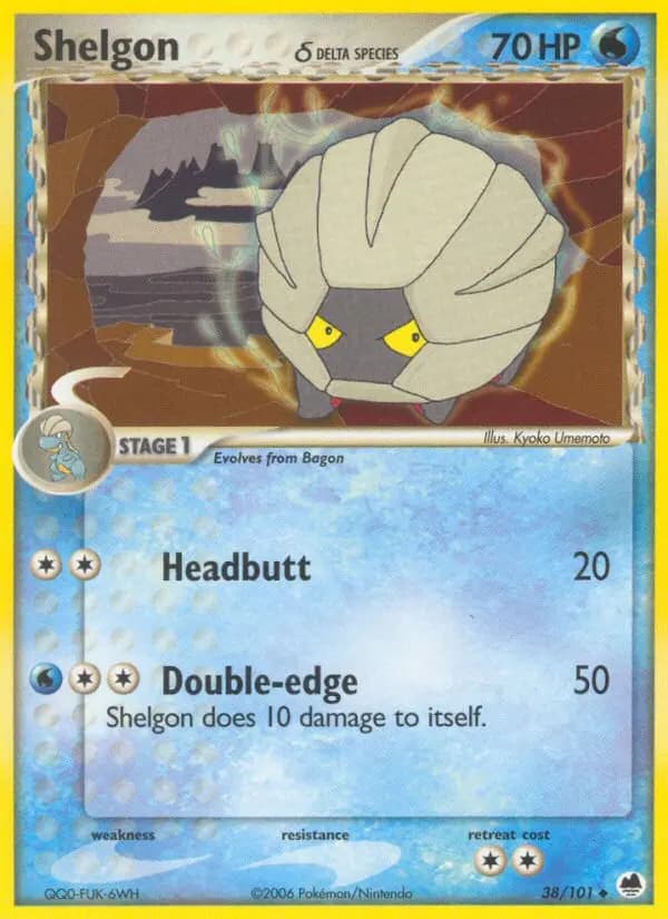 Shelgon δ #038 — Dragon Frontiers