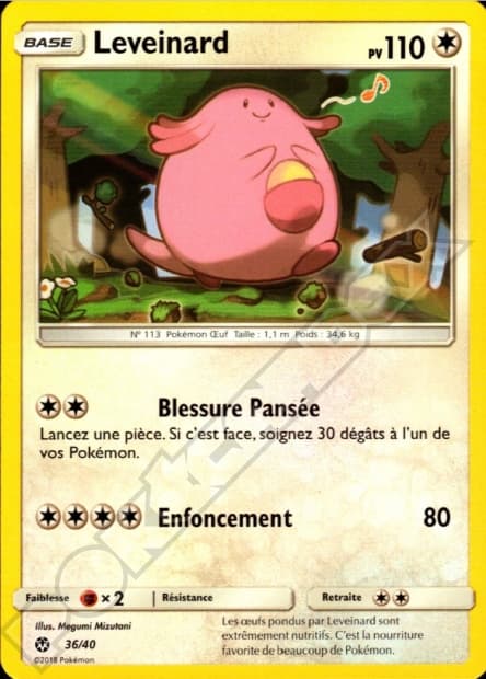 Chansey #36 — 2018 McDonald's Collection