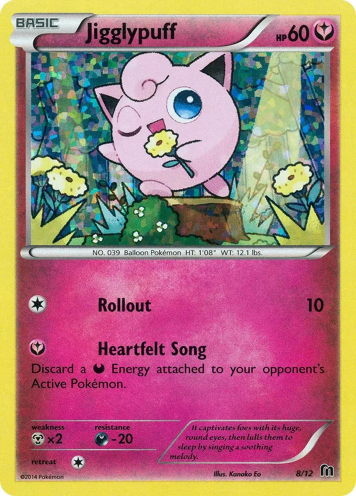 Carte Pokémon Rondoudou #8 — 2016 Promo McDonald's