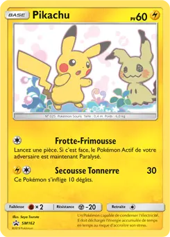 Carte Pokémon Pikachu #SM162 — Promos Soleil et Lune