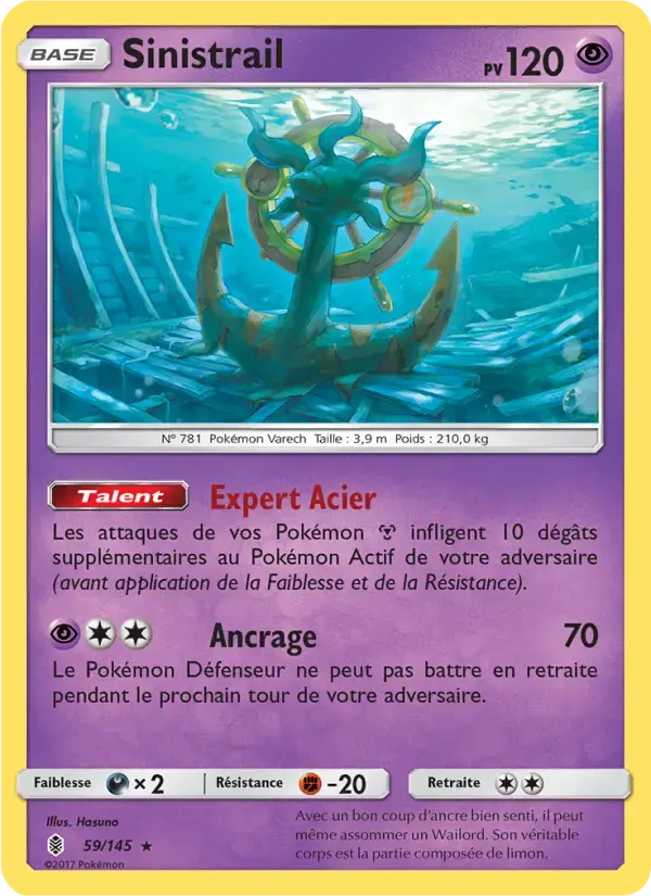 Carte Pokémon Sinistrail #59 — Gardiens Ascendants