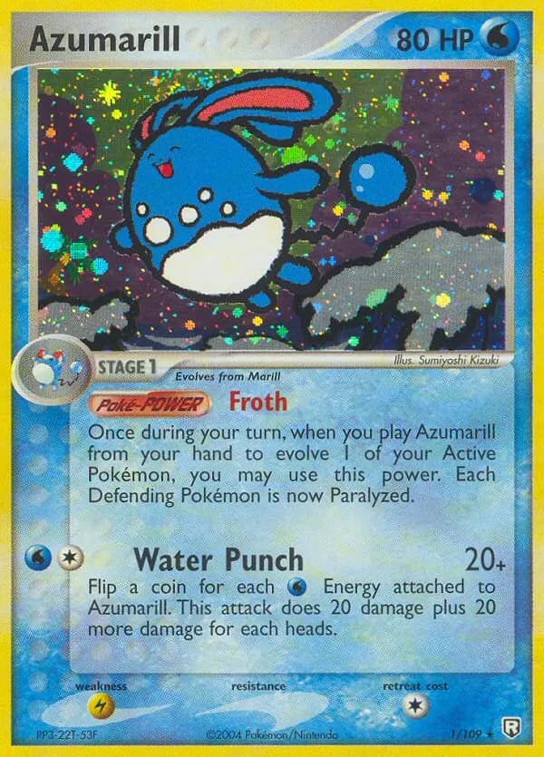Azumarill #1 — EX Team Rocket Returns