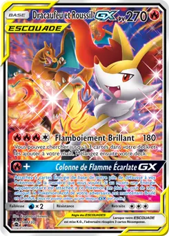 Carte Pokémon Dracaufeu et Roussil GX #SM230 — Promos Soleil et Lune