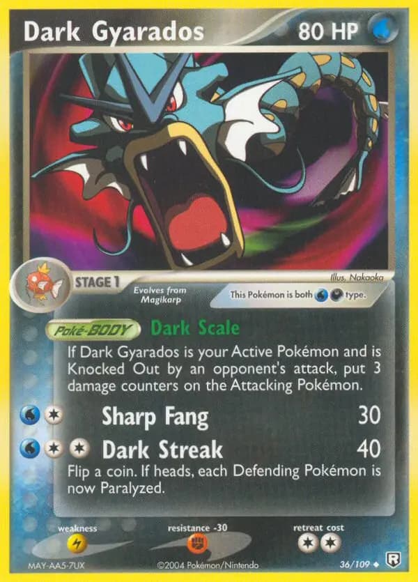 Dark Gyarados #36 — EX Team Rocket Returns