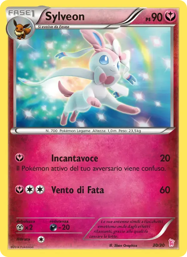 Carte Pokémon Nymphali #30 — Kit du Dresseur XY (Nymphali)
